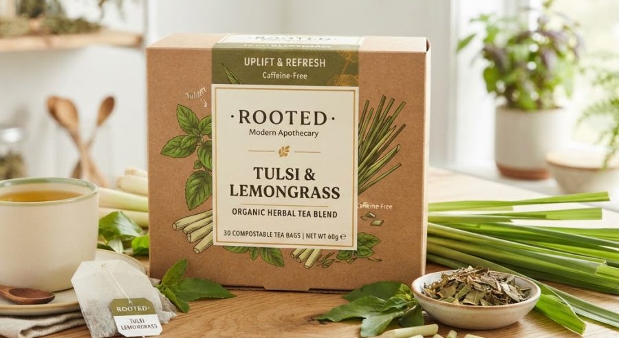 Tulsi & Lemongrass Tea 20ct — alternate view
